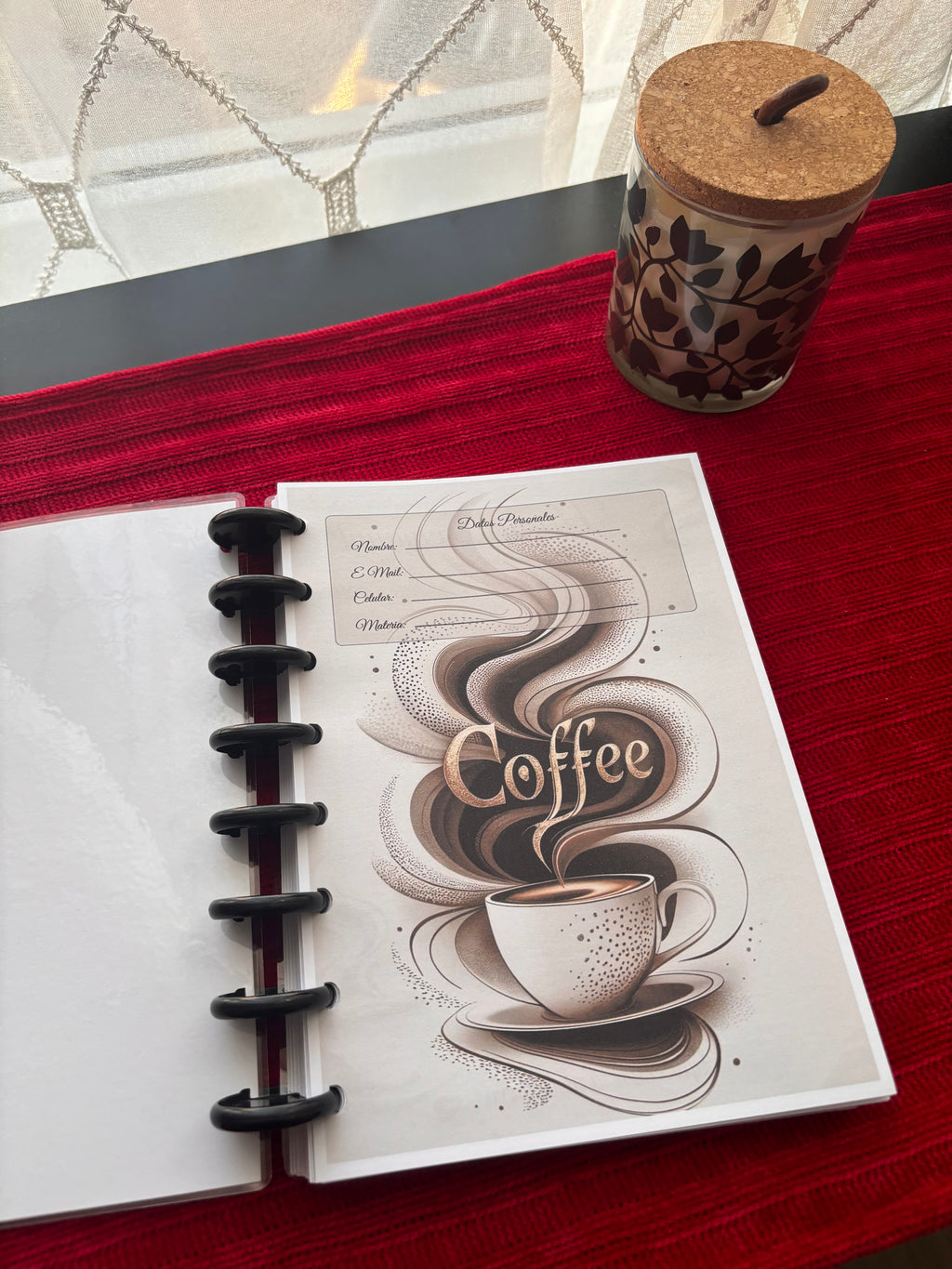 Cuaderno Coffee con Discos
