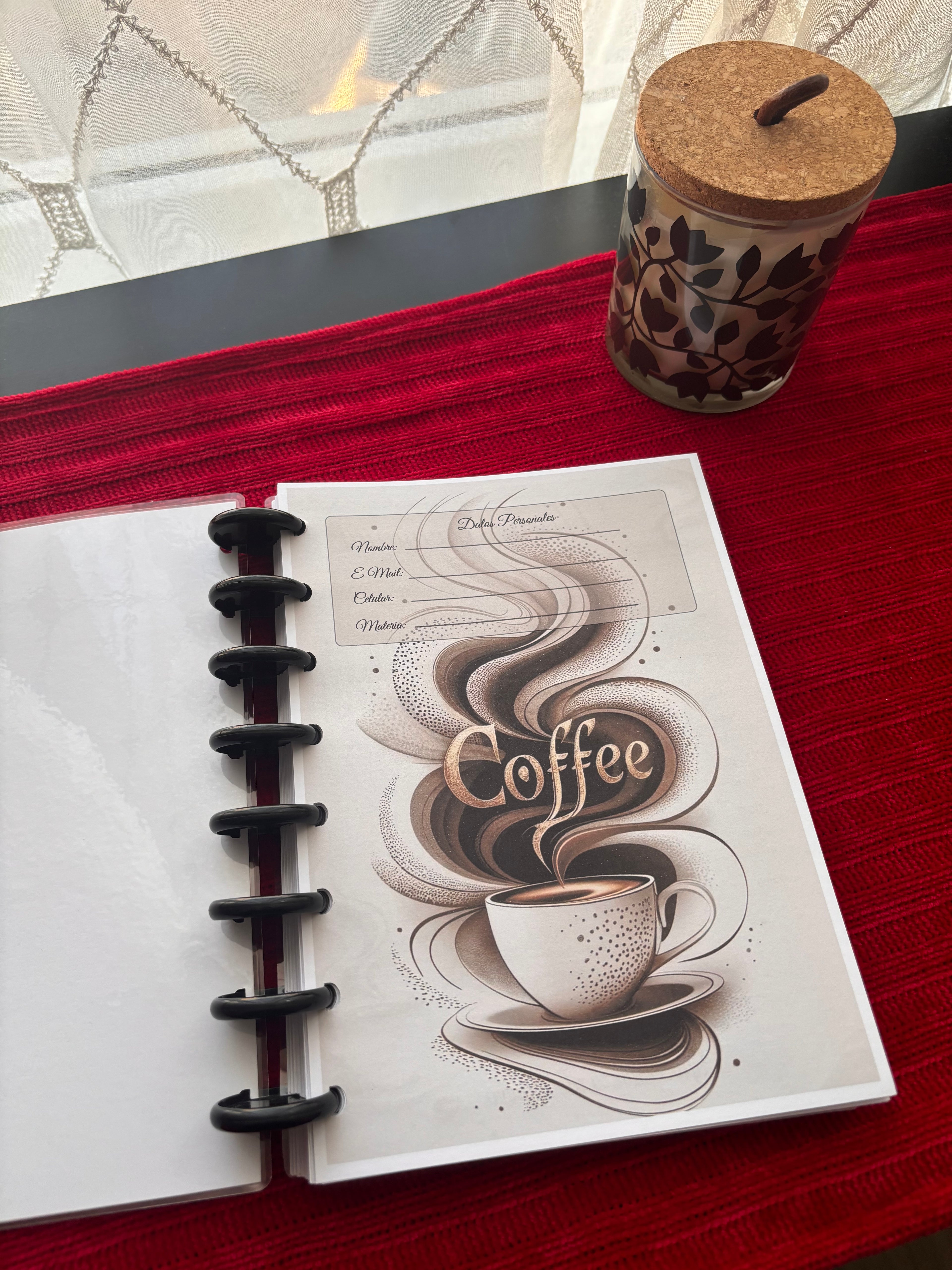 Cuaderno Coffee con Discos