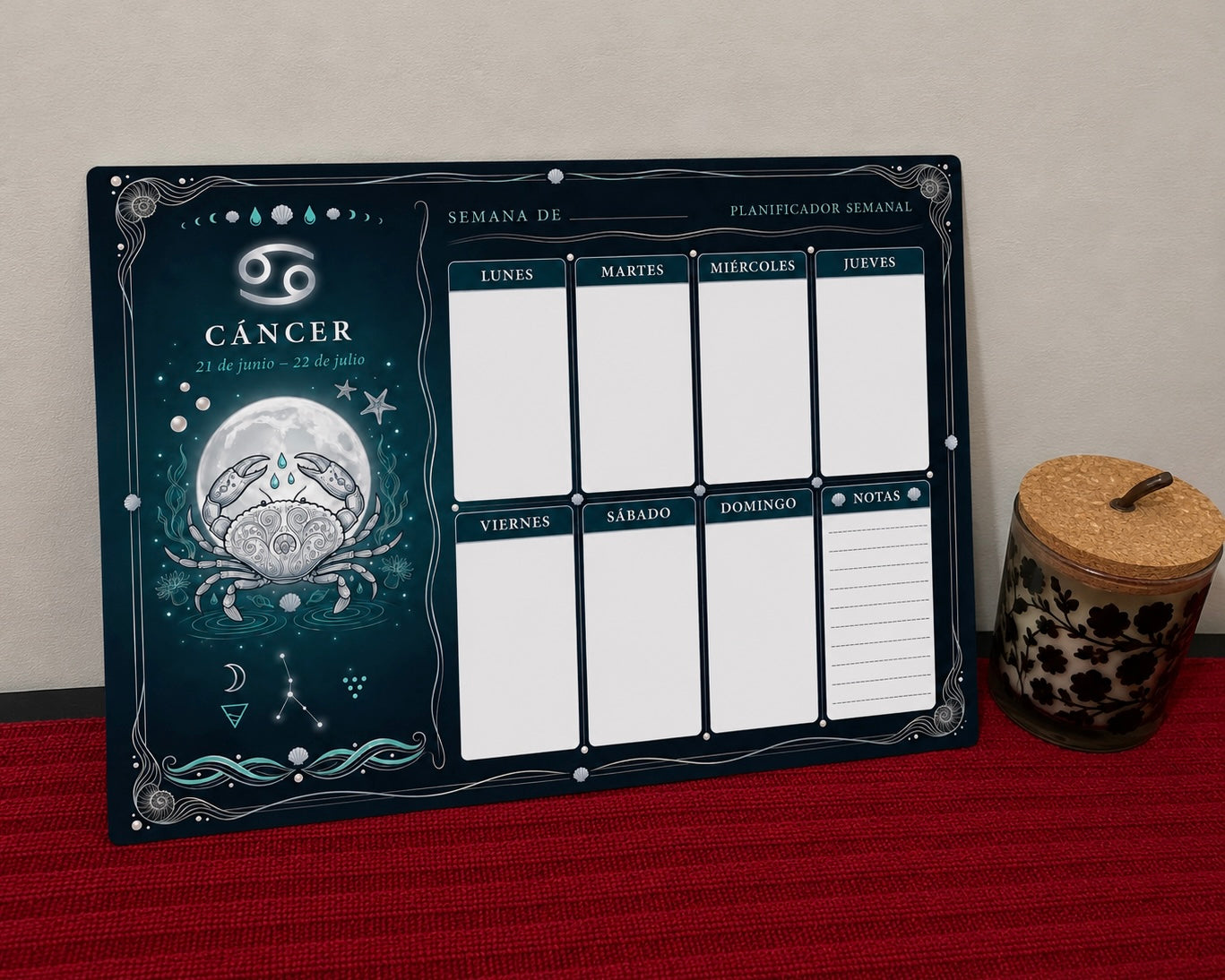 Planner semanal signos Zodiacales