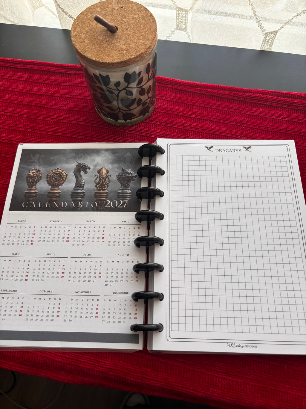 Cuaderno GOT con Discos