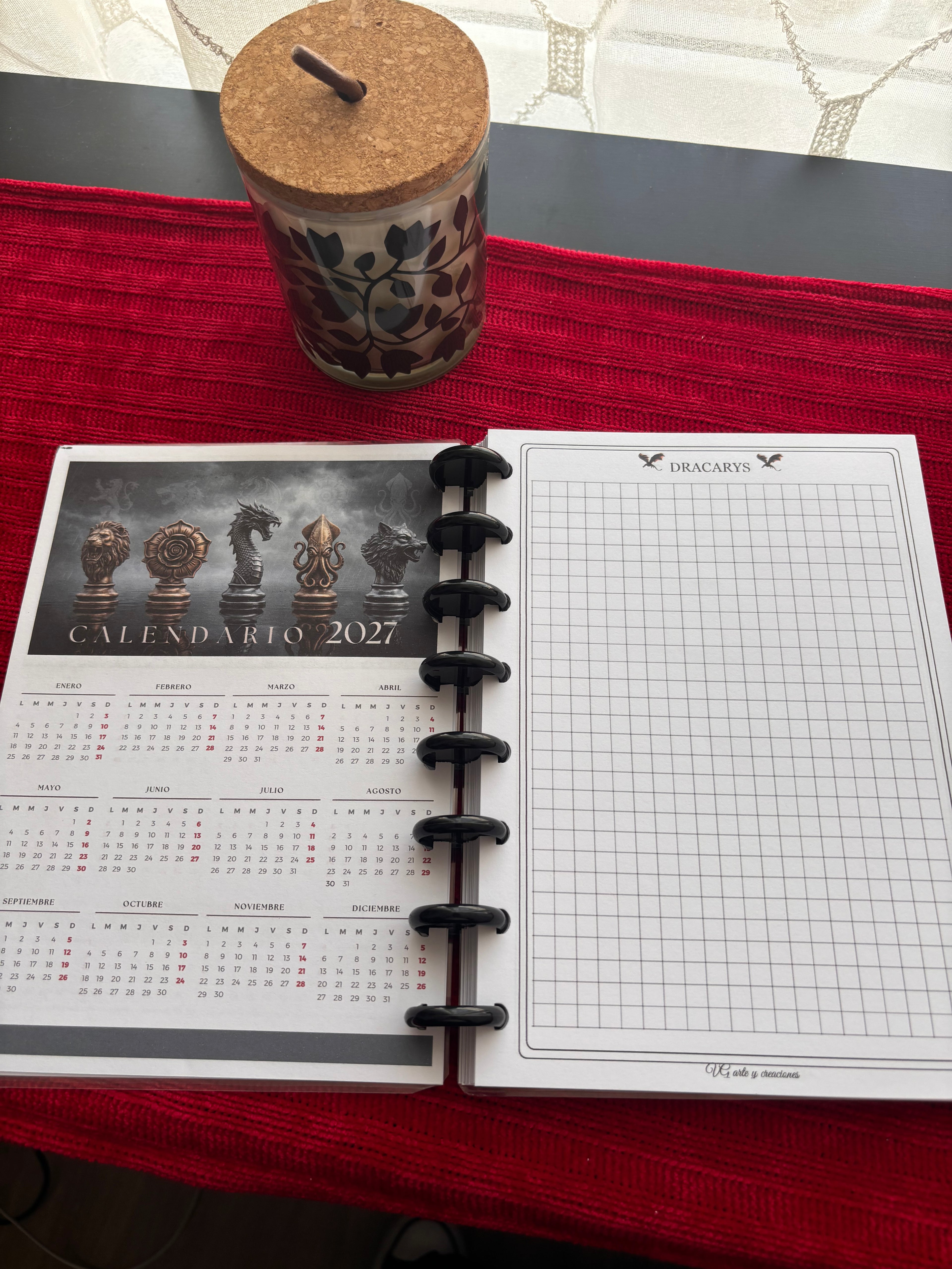 Cuaderno GOT con Discos