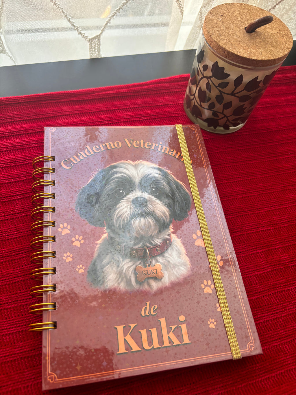 Cuaderno veterinario personalizable