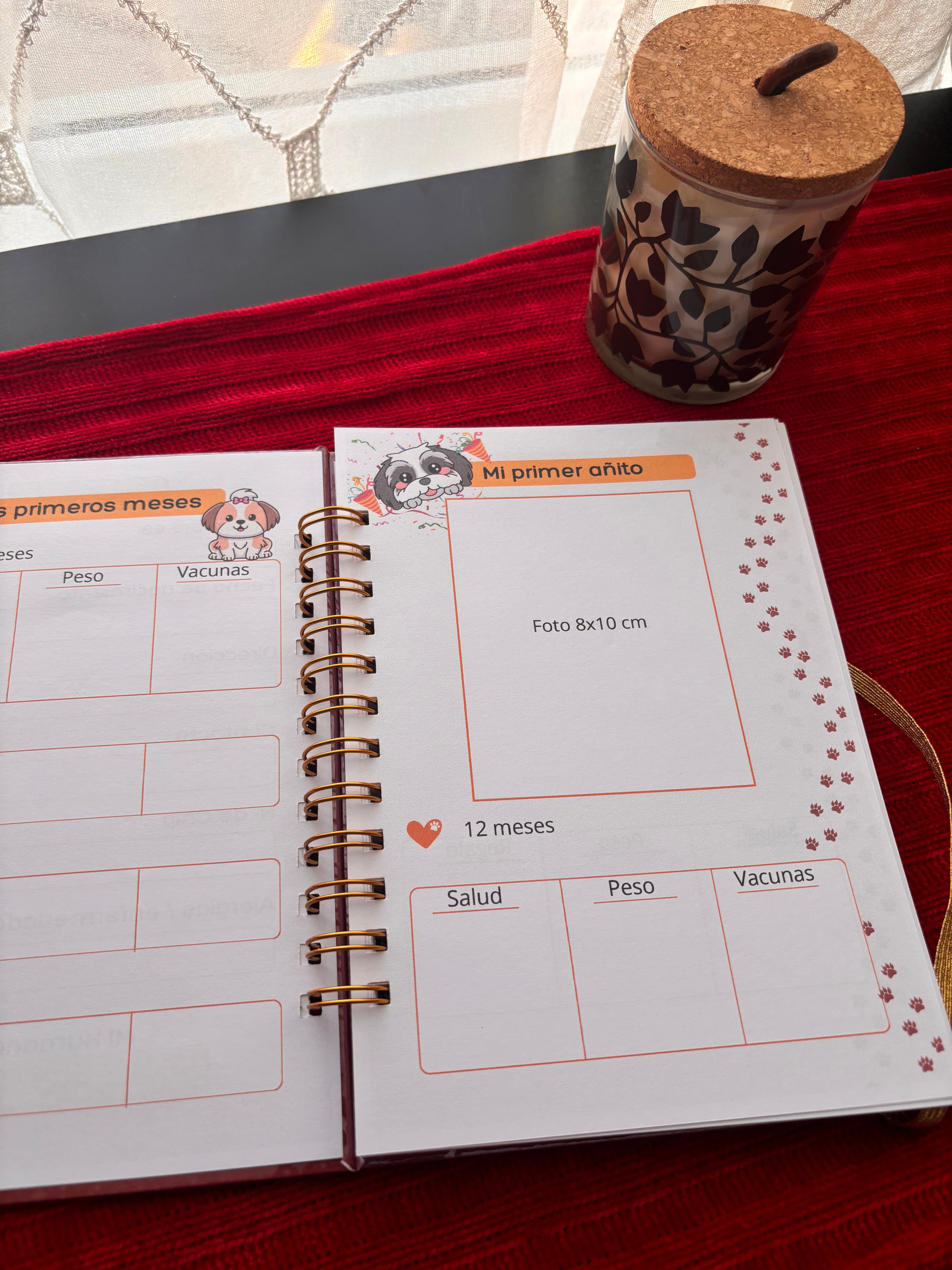 Cuaderno veterinario personalizable