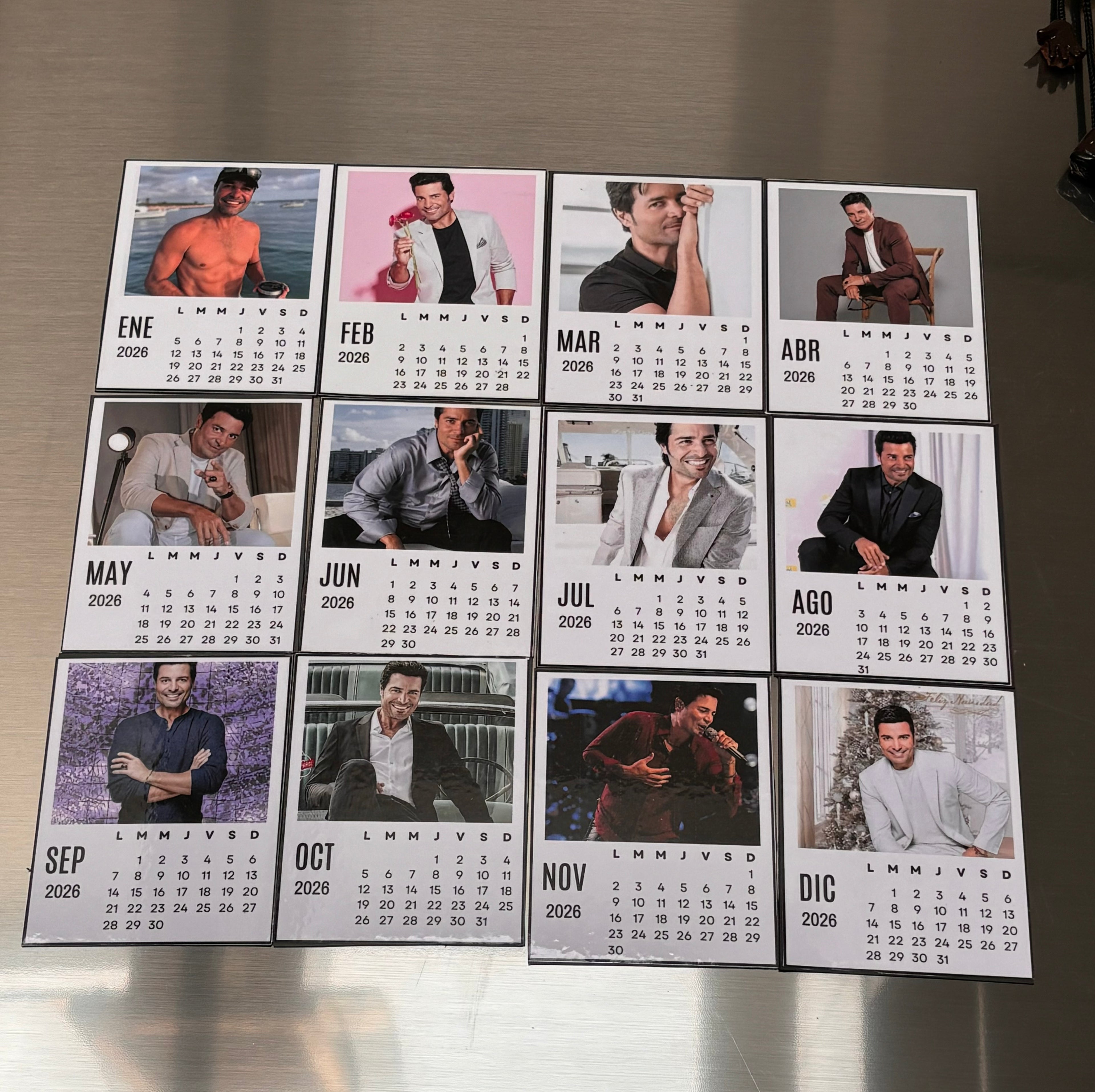 Pack Calendario mensual imantado - Personalizables