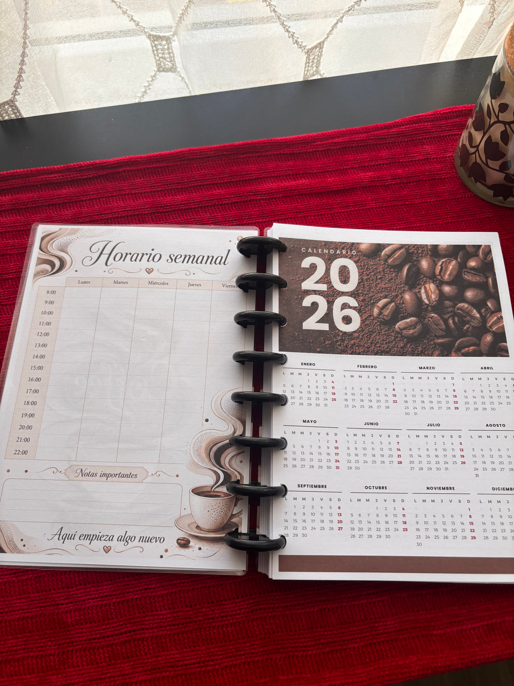 Cuaderno Coffee con Discos