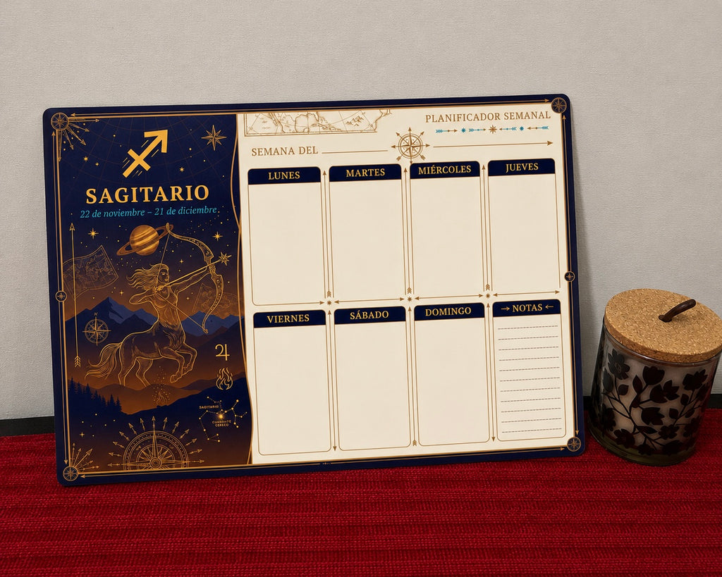Planner semanal signos Zodiacales