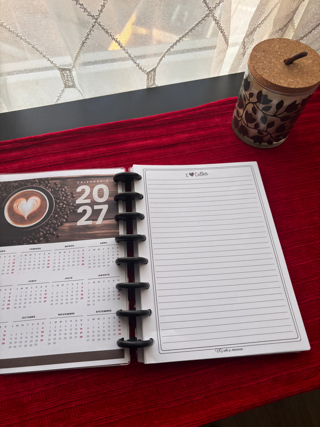 Cuaderno Coffee con Discos
