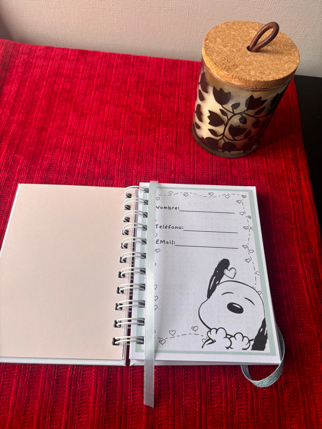 Agenda Snoopy 2026-2027, Tamaño A5 o A6
